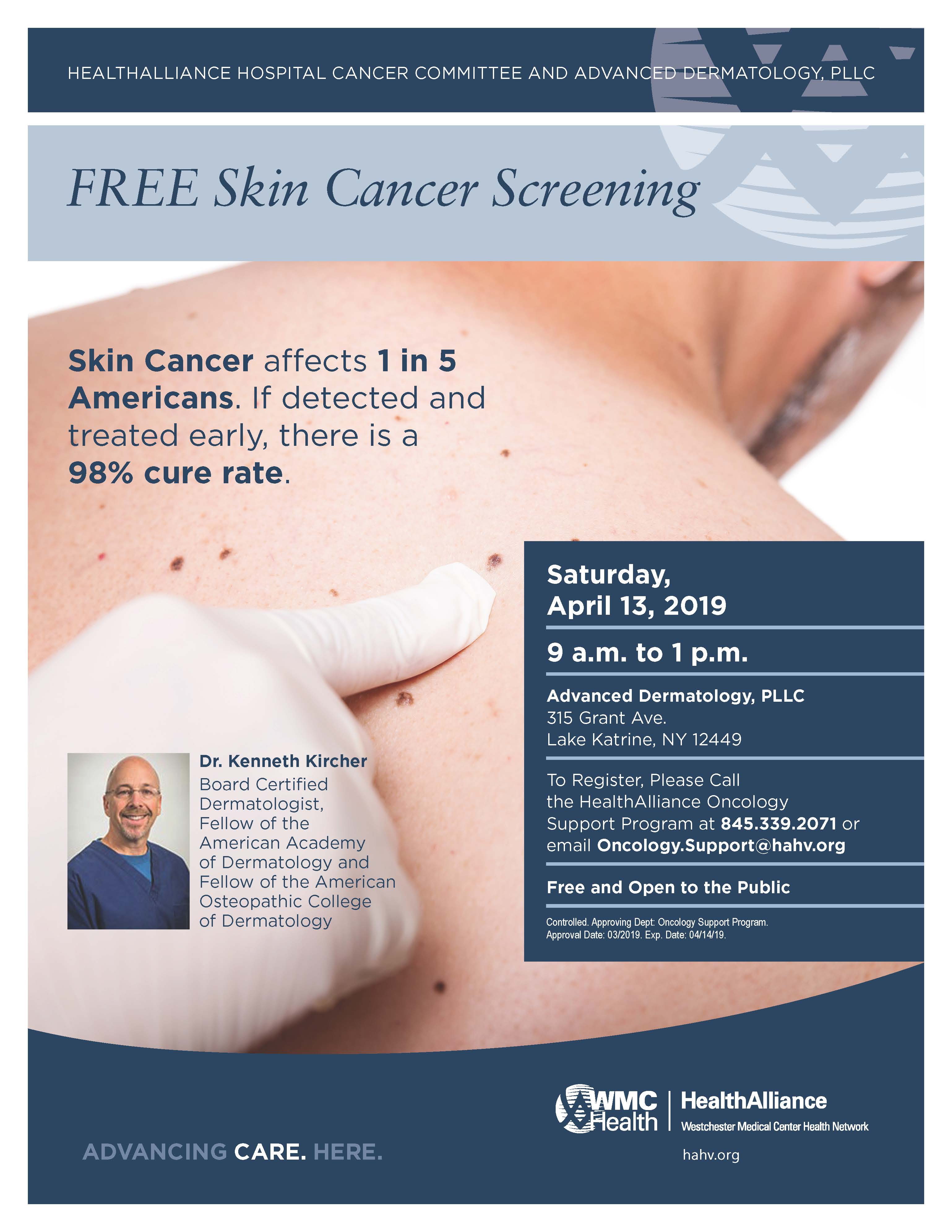 Free Skin Cancer Screening Upcoming Events 9176